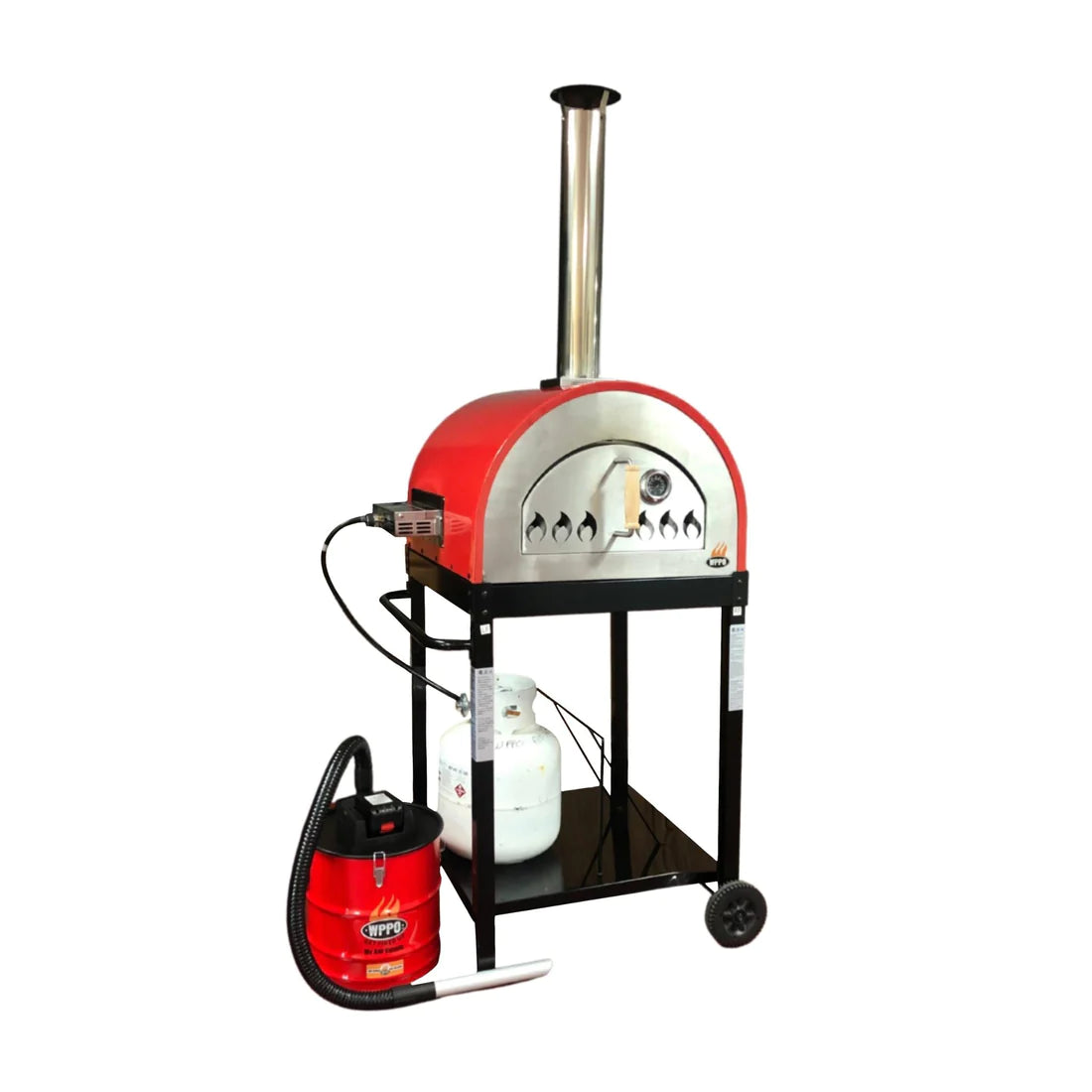 1200 Watt Ash Vacuum With Accessories next to Oven