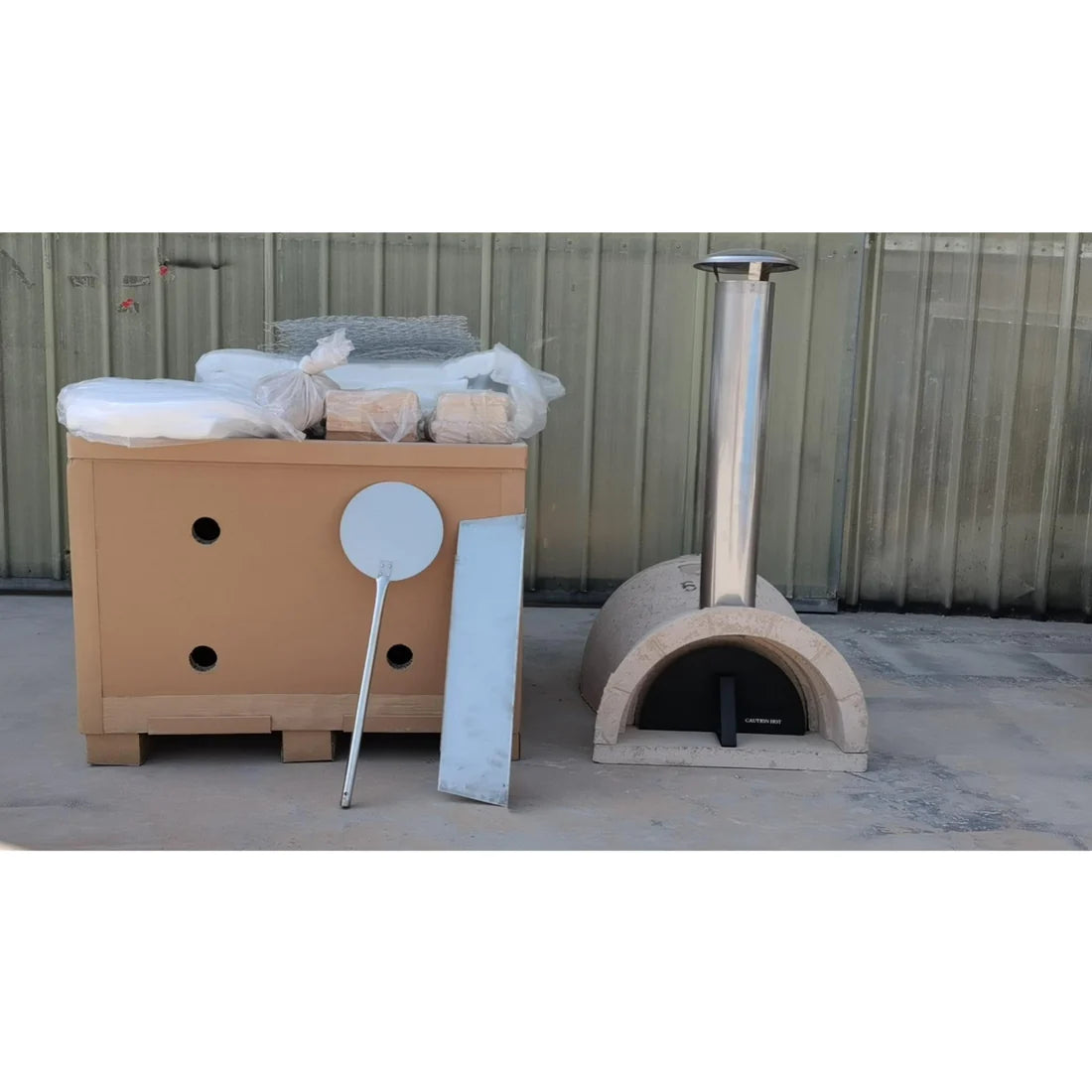 DIY Tuscany wood-fired oven (38Dx37Wx23H)