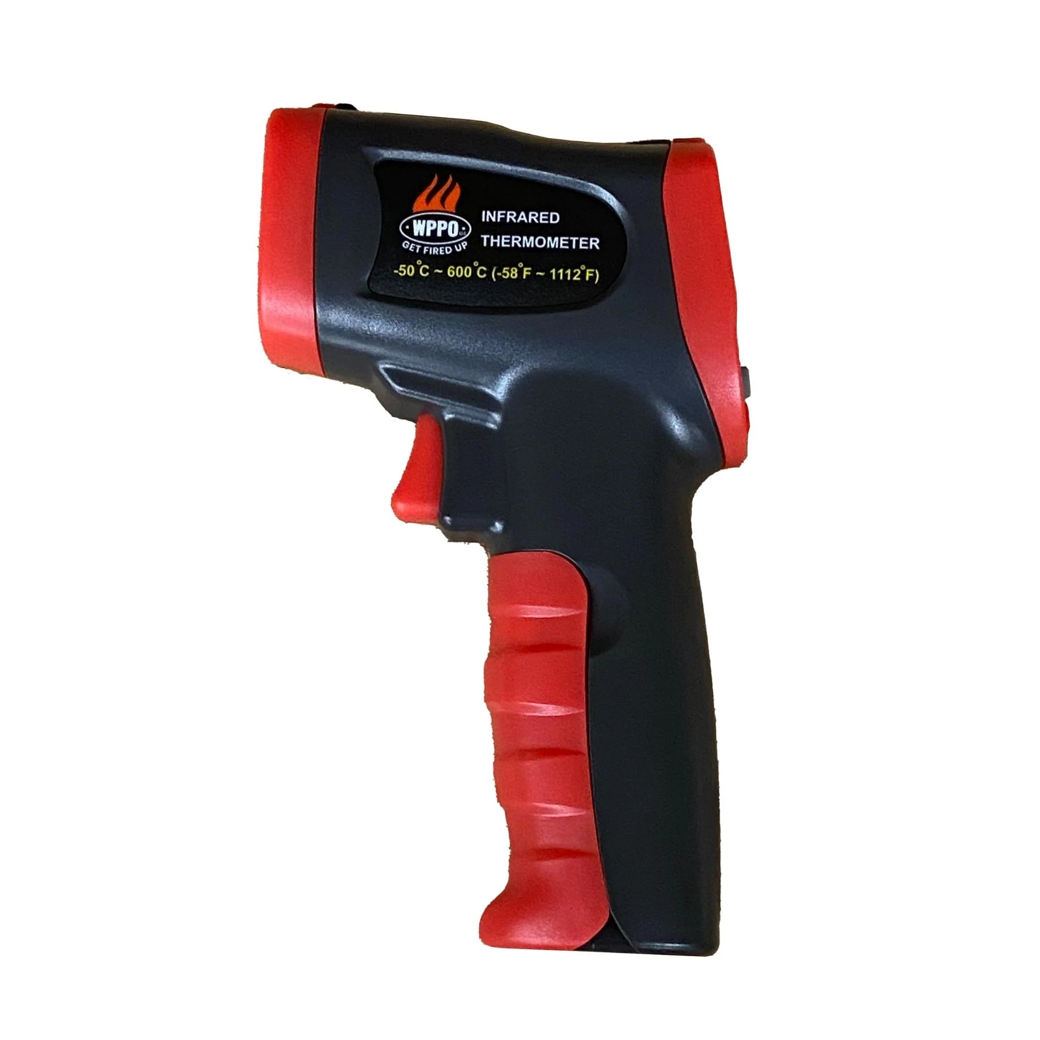 High Temp Infrared Thermometer for Wood-Fired Ovens Left Side