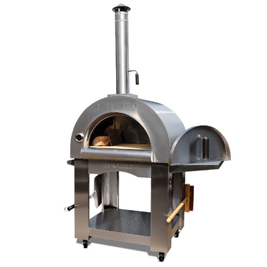 PREMIO Woodfired Oven with door open