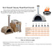 Tuscany DIY Wood-Fired Oven measurements 50Dx39Wx25H